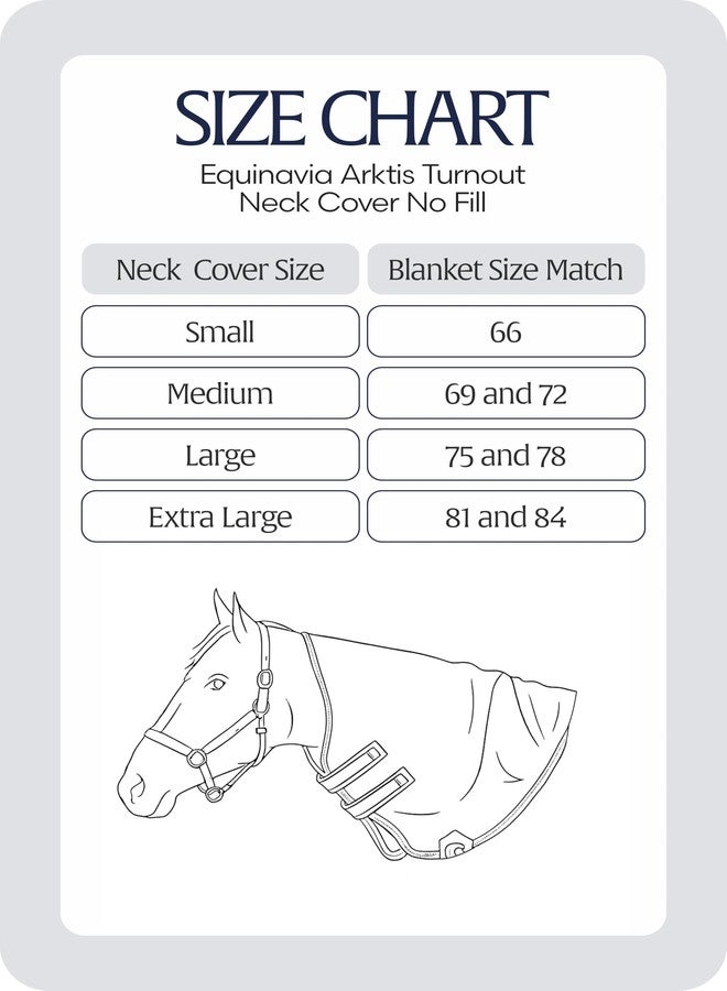 Equinavia Arktis Turnout Neck Cover No Fill | 1200 Denier - Carbon Gray - L - Image 3